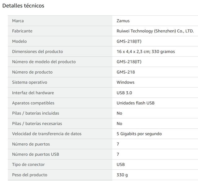 CONCENTRADOR USB/ 7 PUERTOS/ALTA VELOCIDAD