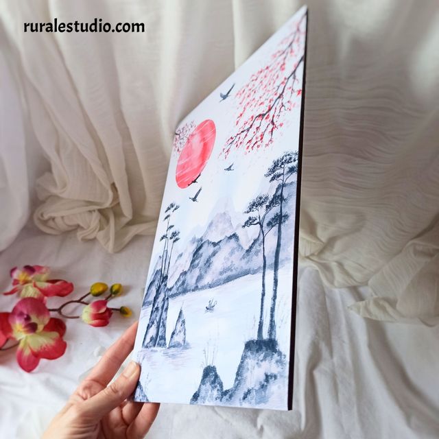 Lote de 2 cuadros japoneses verticales / Prints