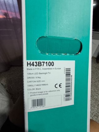 Televisión 43 pulgadas Hisense