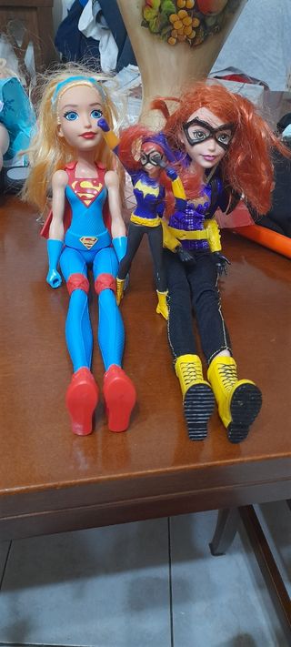 Bambole collezione gir super eroi