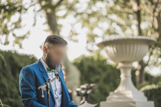Traje completo hombre azul marino