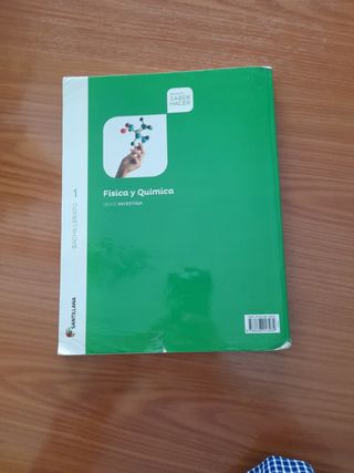 Libro, 1 Bachillerato, Física y Química