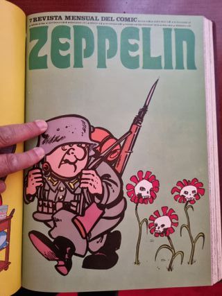 REVISTA ZEPPELIN BURULAN 1973. COMP. 1-12 ENCUADER