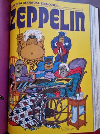 REVISTA ZEPPELIN BURULAN 1973. COMP. 1-12 ENCUADER