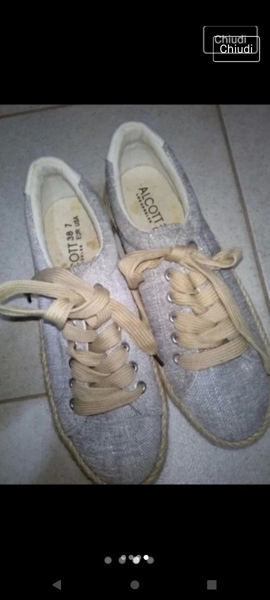 Scarpe grigie-beige Alcott