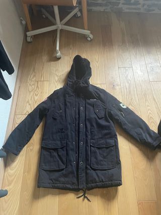 PARKA ABRIGO QUICKSILVER NEGR0