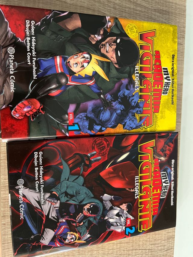 My Hero Academia Vigilante Illegals Tomo 1 y 2