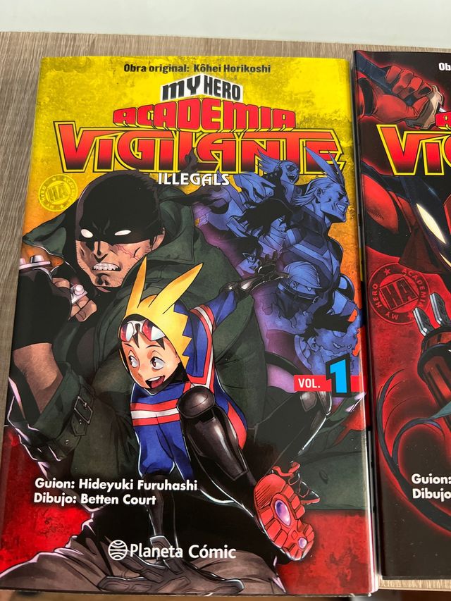My Hero Academia Vigilante Illegals Tomo 1 y 2