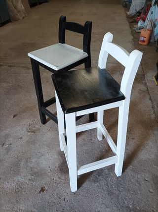Taburetes de madera Bar
