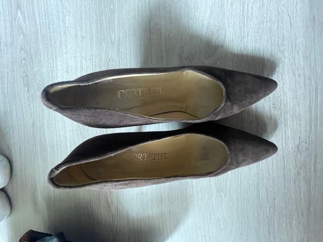 Zapatos de piel marrones