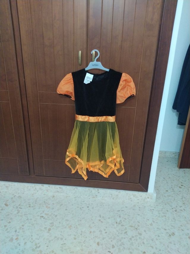 Traje de calabaza talla 3