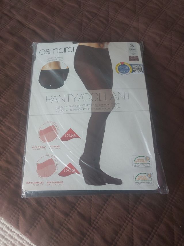 LOTE 2 PARES PANTYS GRANATES ESMARA Y PRIMARK