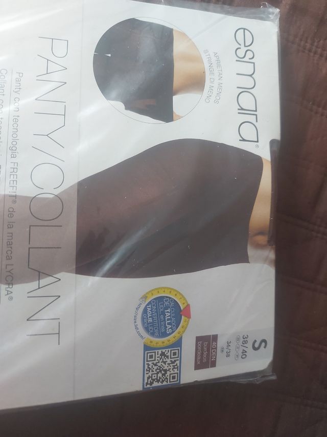 LOTE 2 PARES PANTYS GRANATES ESMARA Y PRIMARK