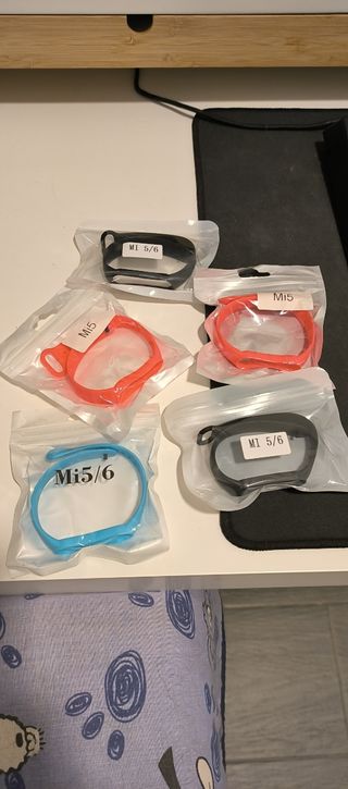 (5 unidades)Recambio pulsera Xiaomi mi Band 5/6