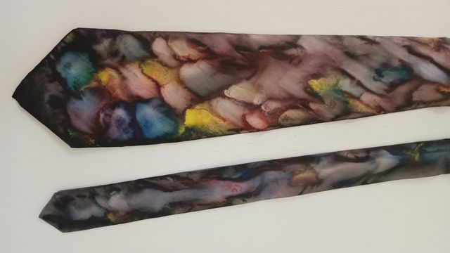 Cravatta dipinta a mano Meier Seide