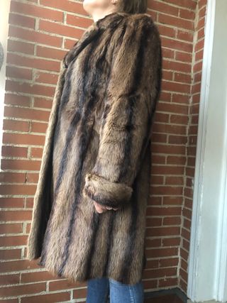 abrigo piel talla 44-46