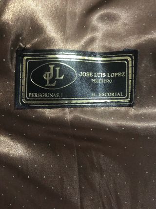 abrigo piel talla 44-46