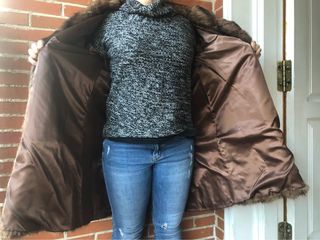 abrigo piel talla 44-46