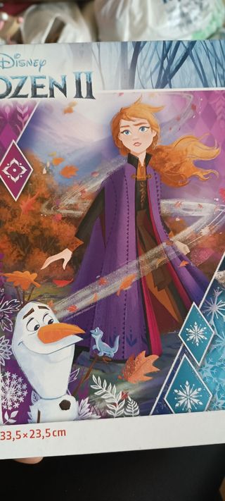 Puzzle frozen purpurina
