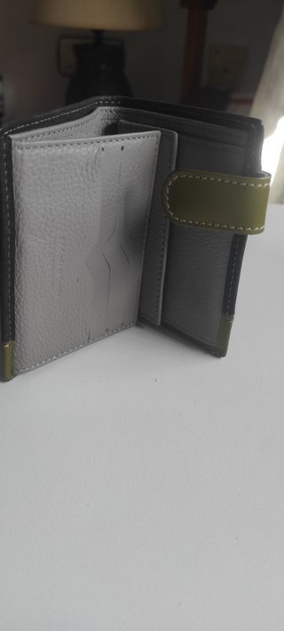 Cartera de piel, billetera,monedero