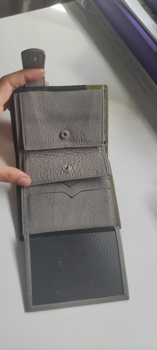 Cartera de piel, billetera,monedero