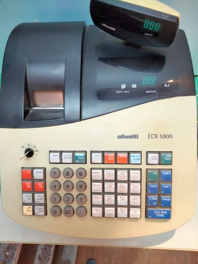 Maquina registradora comercio