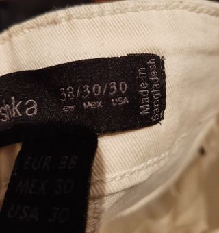 Pantalón vaquero blanco