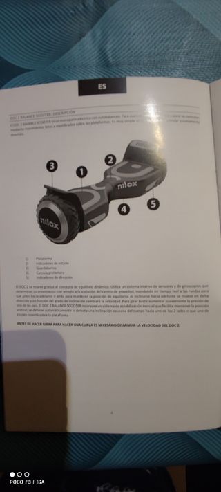 Patín eléctrico hoverboard