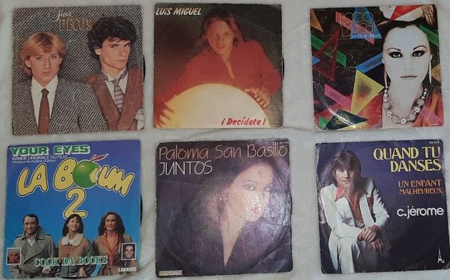 Lote de 6 vinilos Singles.