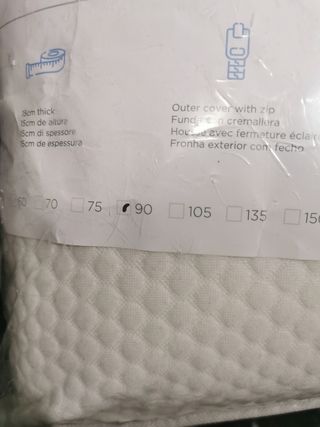 Almohada de 90