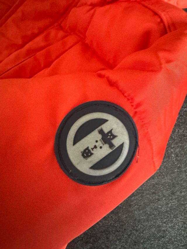 chaqueton niño marca Canadá House Color naranja