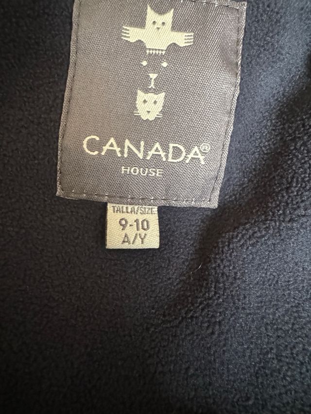 chaqueton niño marca Canadá House Color naranja