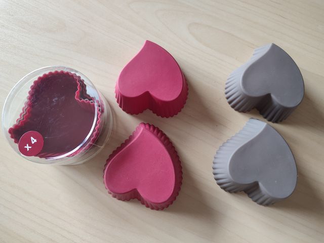 Moldes de silicona para postres (8 unidades)