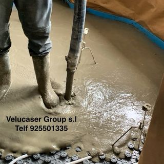 Plaston autonivelante sobre suelo radiante