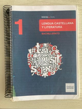 1 BACHILLER LENGUA CASTELLANA Y LITERATURA