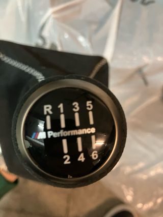 1 Recaro, volante y pomo bmw Mperformance orig kit