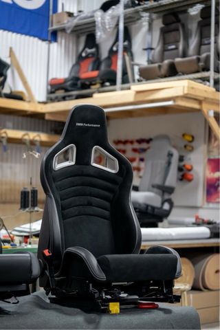 1 Recaro, volante y pomo bmw Mperformance orig kit