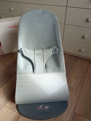 Hamaca BabyBjörn Bliss 3D Jersey Light gris