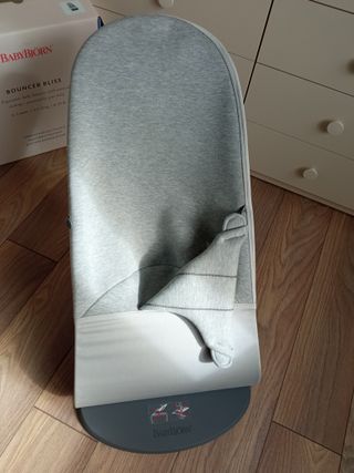 Hamaca BabyBjörn Bliss 3D Jersey Light gris