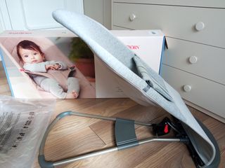 Hamaca BabyBjörn Bliss 3D Jersey Light gris