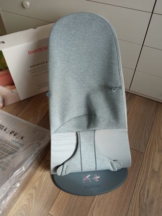 Hamaca BabyBjörn Bliss 3D Jersey Light gris