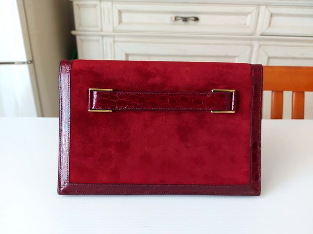 Borsa Céline pochette clutch vera pelle vintage