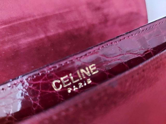 Borsa Céline pochette clutch vera pelle vintage