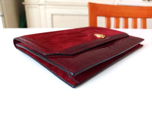 Borsa Céline pochette clutch vera pelle vintage