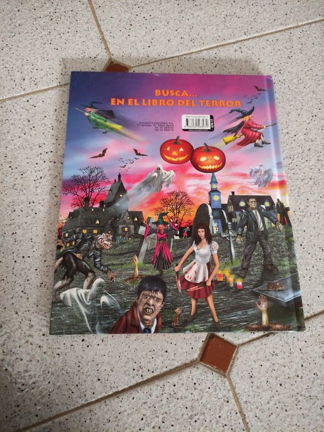 Libro Busca en el libro del terror o Halloween 