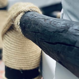 Conjunto de sofas de exterior de madera NUEVO