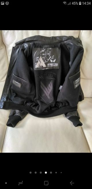 Chaqueta Avirex A2 piel genuina