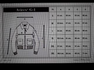 Chaqueta Avirex A2 piel genuina