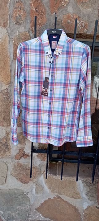 Camisa manga larga hombre