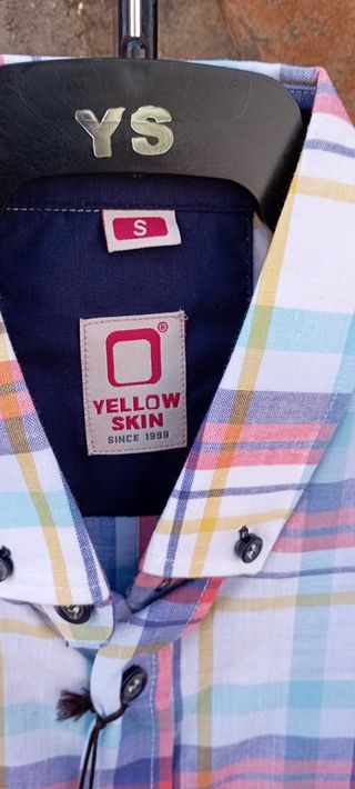 Camisa manga larga hombre